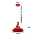 Red Retro Bedroom and Kitchen Pendant Light Shades~1435