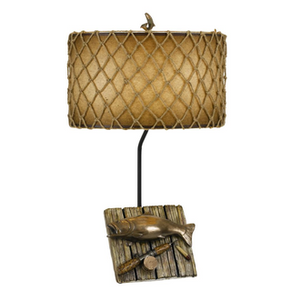 150W Fishing Resin Table Lamp