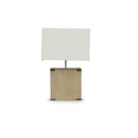 Kostka Wood and Fabric Lamp