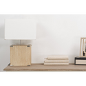 Kostka Wood and Fabric Lamp