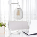 Industrial Mesh Desk Lamp, White