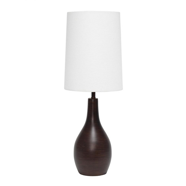 Restoration Bronze Tear Drop Table Lamp