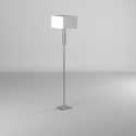 Floor Lamp, Rectangular Shade