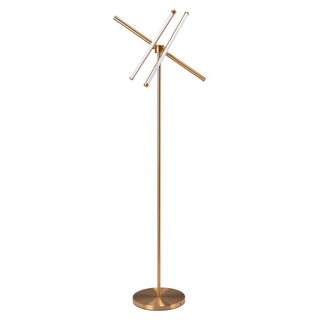 Garza Floor Lamp Brass