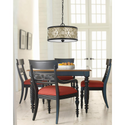 60W X 2 Carmel 2 Light Metal Semi-Flush / Pendant Chandelier