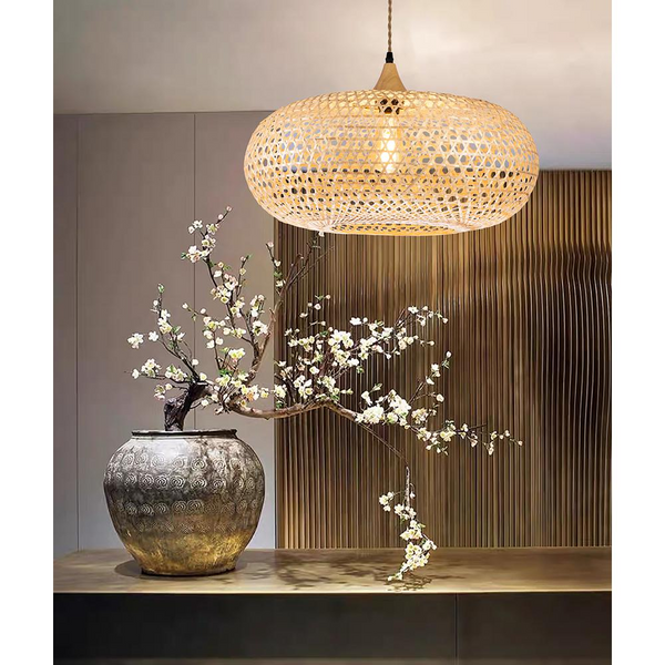 Ele Rattan Pendant Light D20