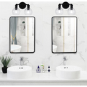 CHLOE Lighting OXA Transitional 2 Light Matt Black Vanity Bathlight 14