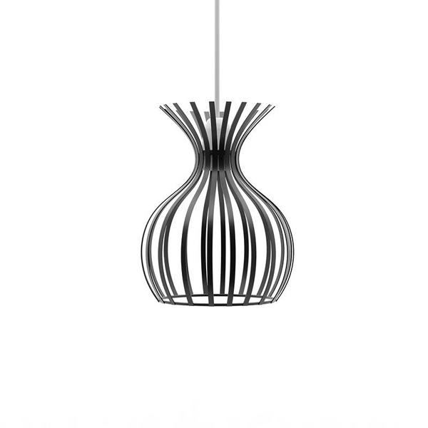 Modern Indoor Black Metal Wire Cage Lamp Shade~4762