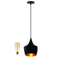 Retro industrial hanging lamp pendant lamp bar lampshade lamp E27 black new~2185