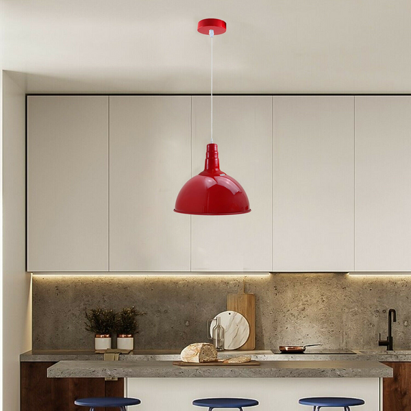 Red Retro Bedroom and Kitchen Pendant Light Shades~1435