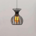 Modern Indoor Black Metal Wire Cage Lamp Shade~4762