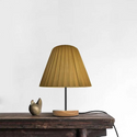 Modern Fabric Lampshade Desk Plug in Table Lamp~5053