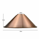 Industrial Cone Metal Easy Fit Pendant Lamp Shades~1053