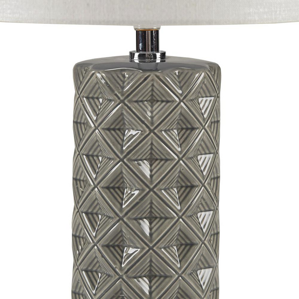 Geometric Ceramic Table Lamp