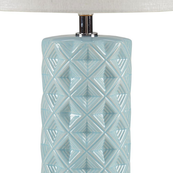 Geometric Ceramic Table Lamp