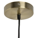 Lalia Home 1 Light Elongated Metal Pendant Light, Antique Brass