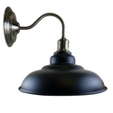 Black colour Modern Industrial Indoor Wall Light Fitting Painted Metal Lounge Lamp~1665