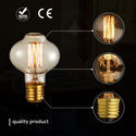 E26 MushRoom 60W Vintage Retro Industrial Filament Bulb~1144