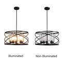 CHLOE Lighting IRONCLAD Industrial-Style Oil Rubbed Bronze 5 Light Large Pendant 23