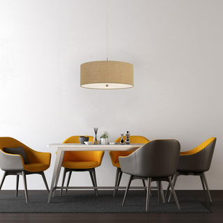 60W X 3 Addison Drum Pendant Fixture. Dia:24