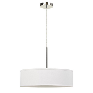 LED 18W Dimmable Pendant With Diffuser And Hardback Fabric Shade, FX3731OW