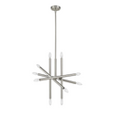 ADALYNN Transitional 10 Light Brushed Nickel Ceiling Pendant 19