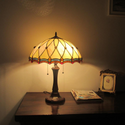 JOSEPHINE Tiffany-style 2 Light Victorian Table Lamp 16