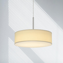 LED 18W Dimmable Pendant With Diffuser And Hardback Fabric Shade, FX3731OW