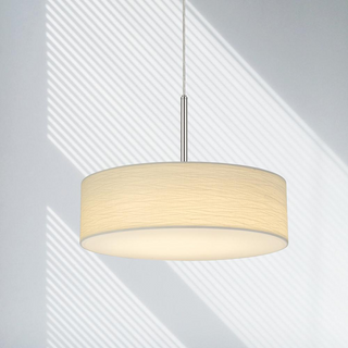 LED 18W Dimmable Pendant With Diffuser And Hardback Fabric Shade, FX3731CW