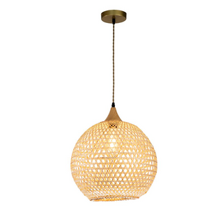 Ele Rattan Pendant Light D15