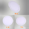 LED ultra-thin tube lights mounted round square panel lamp embedded LED ceiling light panel light tablet lamp