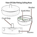 Ceiling Rose Light Fitting Canopy Kit~1118