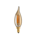 E14 4W C35 LED Candelabra Bulbs 2200K Warm White Dimmable LED Filament Bulb~1041