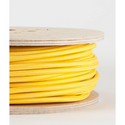 18 Gauge 3 Conductor Round Cloth Covered Wire Braided Light Cord Yellow~1201